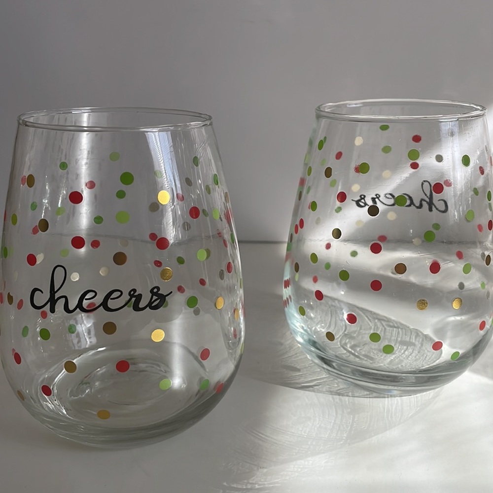 Starstruck Stemless Wine Glasses, Set of 2